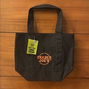 Trader Joe's Black Canvas Tote - Collectable - Trick or Treat Canvas Tote Bag